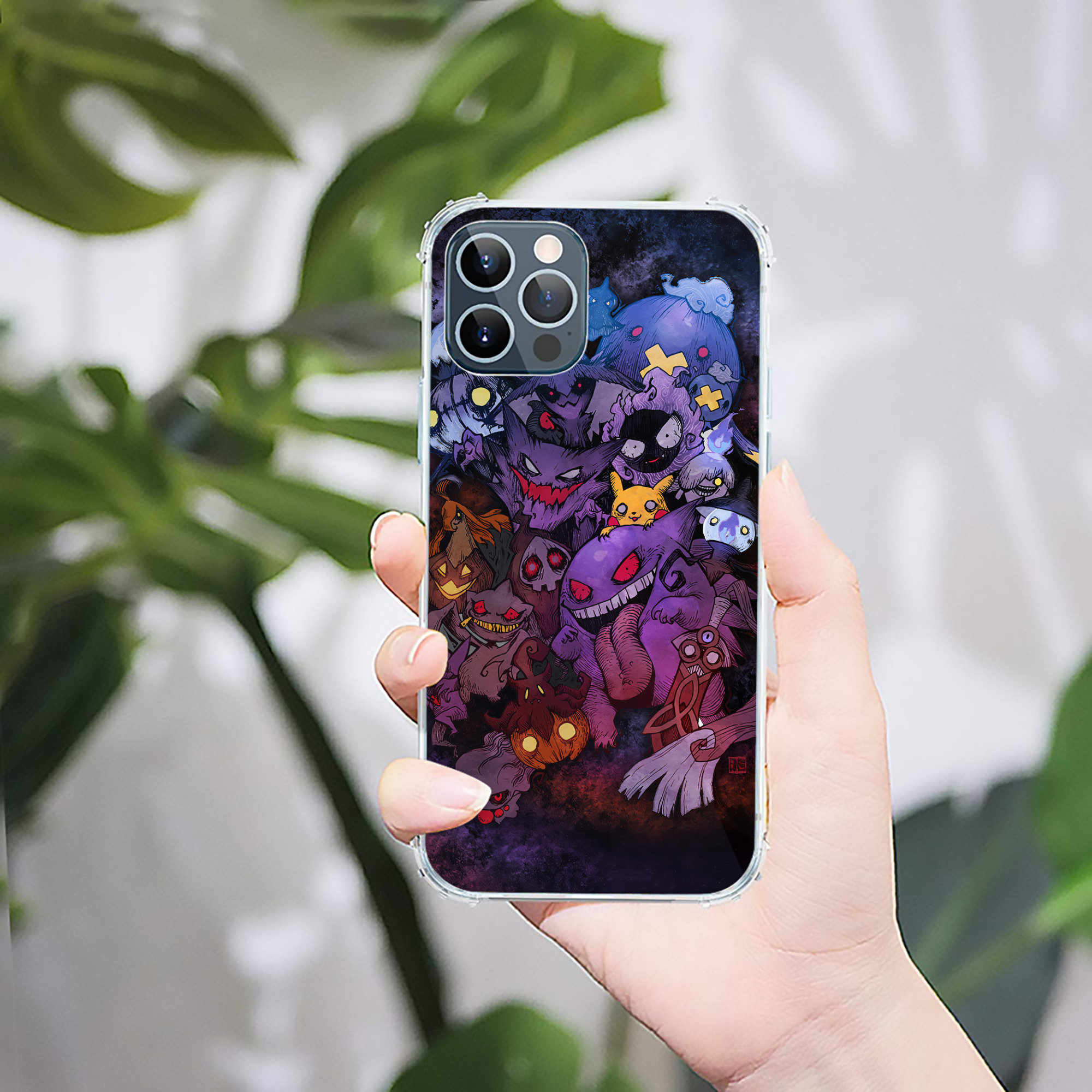 （画像用） ポケットモンスター Pokémon 【iPhone 12シリーズ対応】透明スマホケース（クリアソフトケース）